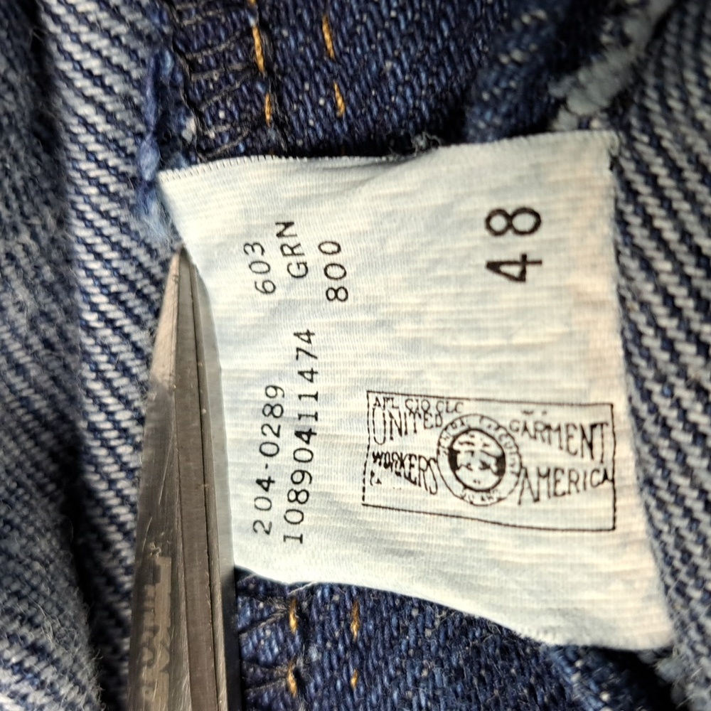 🇺🇲 Vintage Lee Straight Leg Blue Jeans Waist 30 Inseam 30.5 - Picture 17 of 17